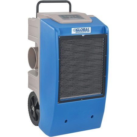 GLOBAL EQUIPMENT Global Industrial„¢ Low Grain Refrigerant Dehumidifier w/ Pump, 120V, 250 Pints DH100R